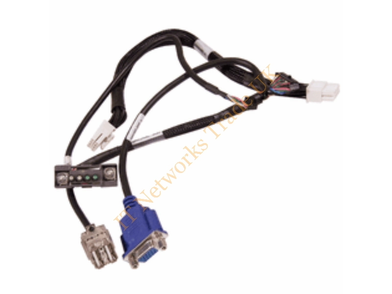 404807-001 HP Dual Port Front Panel Bracket USB to VGA Cable Assembly for ProLiant DL580 G3 / Dl580 G4 Miscellaneous Cable