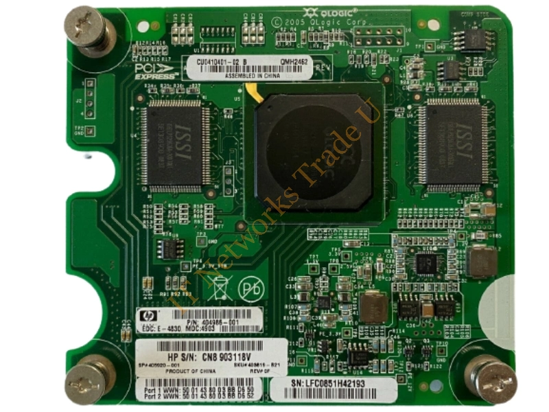 404986-001 HP 2-Port 4GB/s Fibre Channel PCI-Express Mezzanine Host Bus Adapter for BL460c Blade Server Fiber Channel Controller
