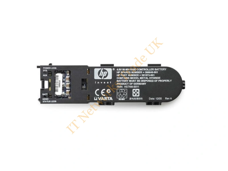 405148-B21 HP 512MB Battery Backed Write Cache (BBWC) Upgrade for HP Smart Array P400 Cache Memory