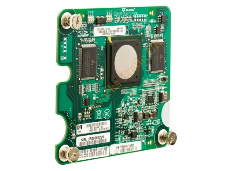 405920-001 HP 2-Port 4GB/s Fibre Channel Mezzanine PCI-Express Host Bus Adapter for BL460c Blade Server Fiber Channel Controller