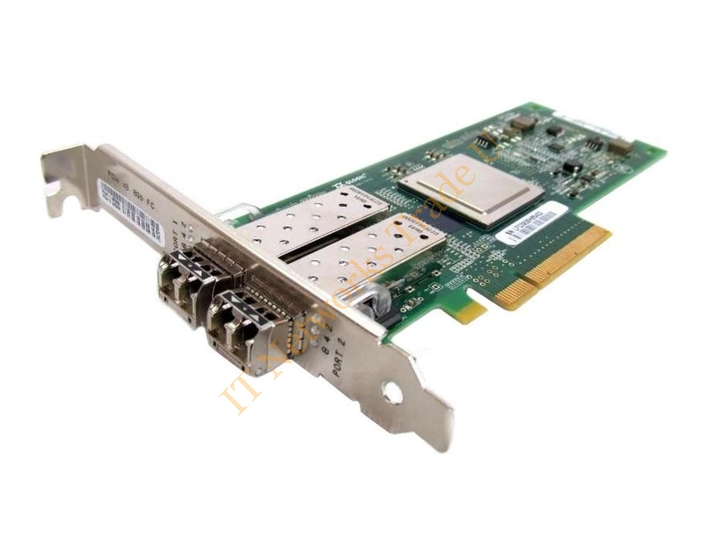 406-BBDZ Dell SanBlade 8GB Dual-Port PCI Express X8 Fibre Channel Host Bus Adapter with Standard Bracket Card Fiber Channel Controller