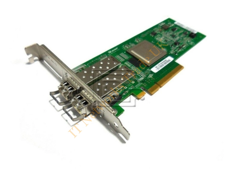 406-BBEL Dell QLE2562 Dual Port Fibre Channel 8Gb/s PCI Express 2.0 x8 Low Profile Host Bus Adapter