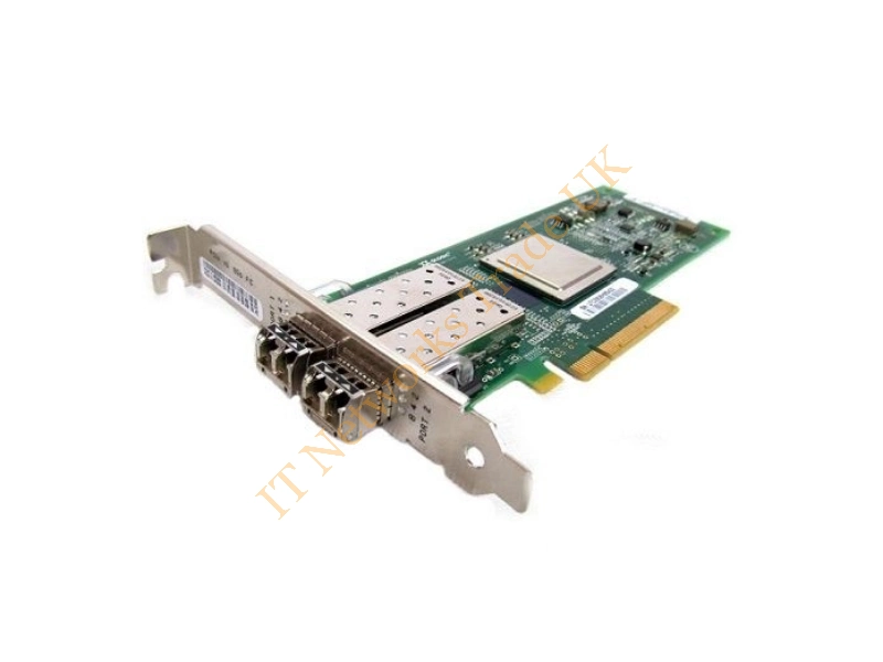 406-BBFB Dell Sanblade 8GB Dual Port PCI-Express Fiber Channel Host Bus Network Adapter Card Only