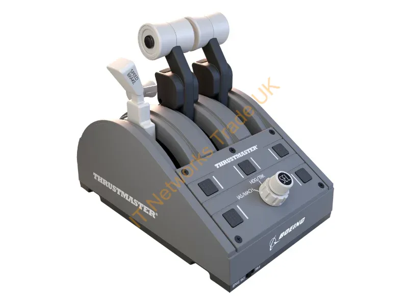 4060219 - Thrustmaster TCA Quadrant Boeing Edition Grey USB Joystick PC, Xbox, Xbox One X, Xbox Series S