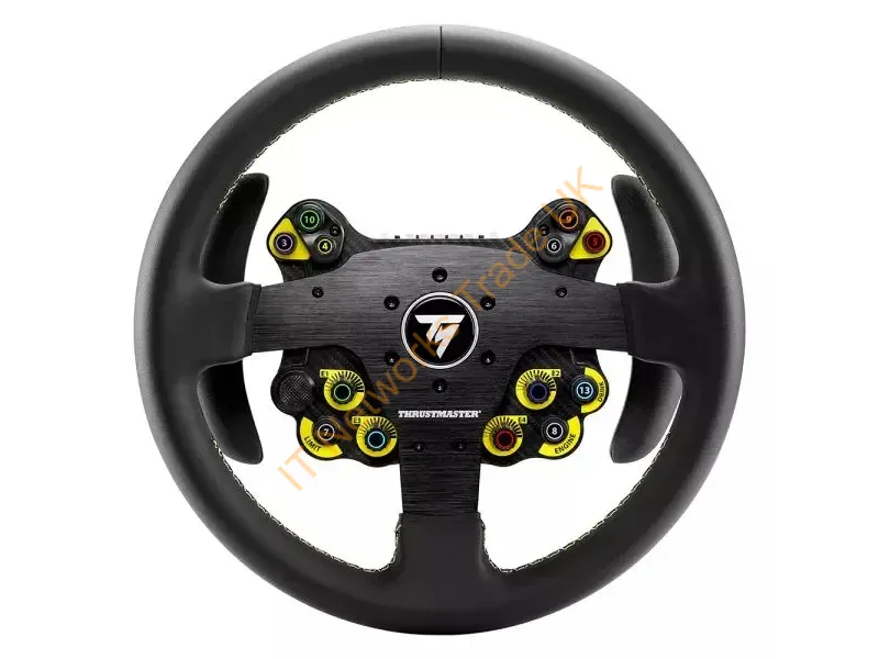 4060318 - Thrustmaster Evo Racing 32R Leather Black, Yellow Steering wheel Analogue / Digital PC, PlayStation 4, PlayStation 5, Xbox One, Xbox One S, Xbox One X, Xbox Series S, Xbox Series X