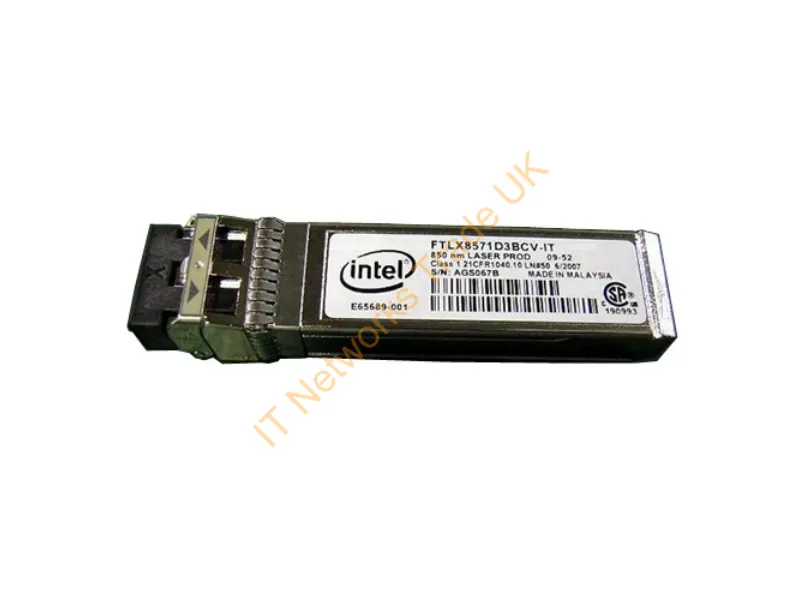 407-BBVJ Dell 10Gb/s 10GBase-SR Multi-mode Fiber 300m 850nm Duplex LC Connector SFP+ Transceiver Module
