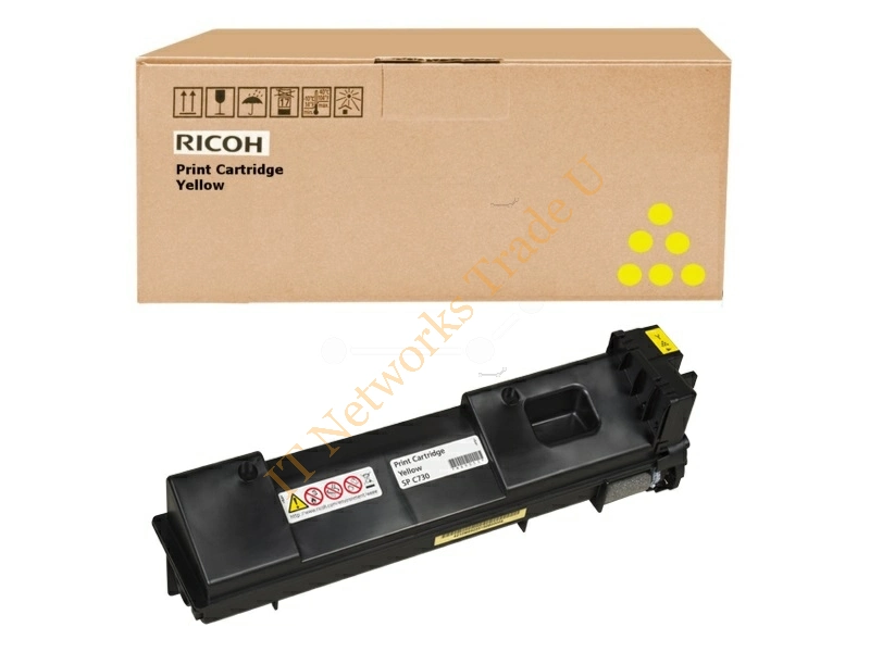 407138 - Ricoh 407138 (TYPE SPC 730) Toner yellow, 9.3K pages Accessory