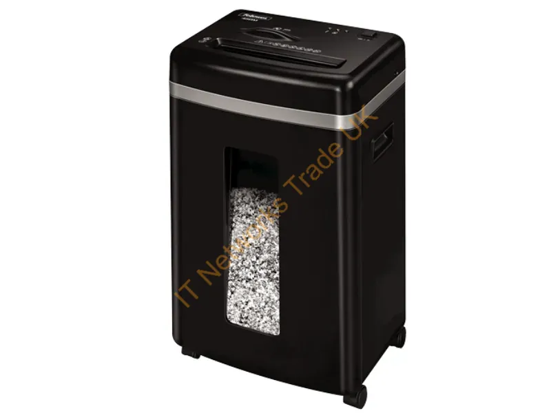 4074101 - Fellowes Powershred 450M paper shredder Micro-cut shredding Black
