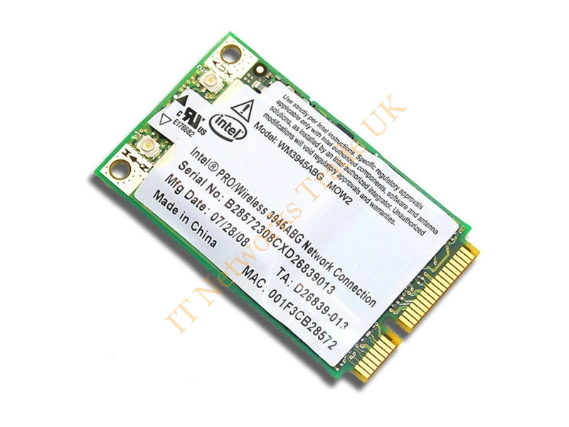 407576-001 HP Broadcom 3945ABG Mini PCI-Express 802.11a/b/g Wireless LAN (WLAN) Network Interface Card for 6910 Wireless LAN Card