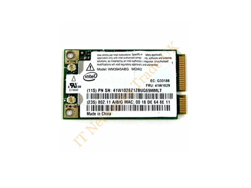 407576-002 HP Broadcom 3945ABG Mini PCI-Express 802.11A/B/G Wireless Lan (WLAN) Network Interface Card for 6910 Wireless LAN Card