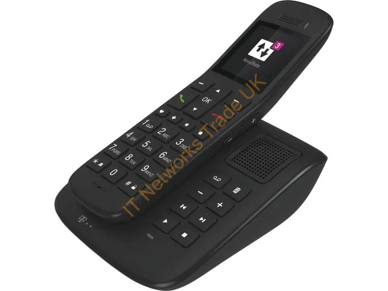 40863131 - Telekom Sinus A 32 DECT telephone Caller ID Ebony