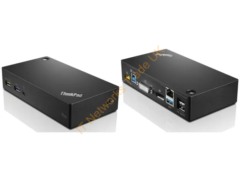 Lenovo ThinkPad USB 3.0 Pro Dock USB 3.0 (3.1 Gen 1) Type-A Black Accessory