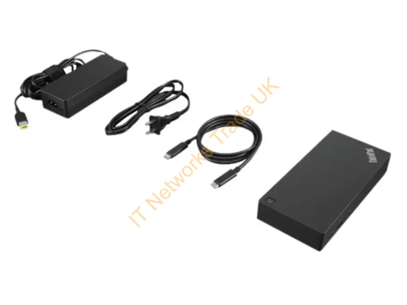 40A90090EU-REF - Lenovo ThinkPad USB-C Dock (Refurbished) Wired USB 3.2 Gen 1 (3.1 Gen 1) Type-C Black