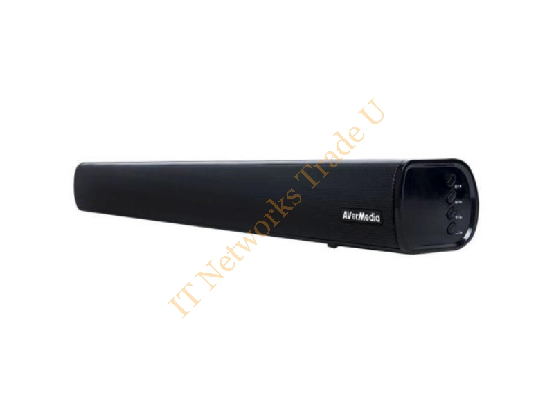 AVerMedia SonicBlast GS331 Wired & Wireless 2.0channels 40W Black soundbar speaker