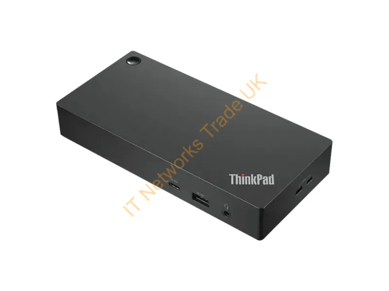 40AY0135UK - Lenovo 40AY0135UK laptop dock/port replicator Wired USB 3.2 Gen 1 (3.1 Gen 1) Type-C Black