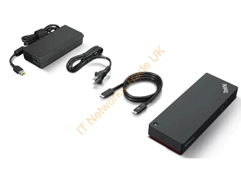 40B10135US - Lenovo Thinkpad Universal Thunderbolt 4 Smart Dock Wired Black
