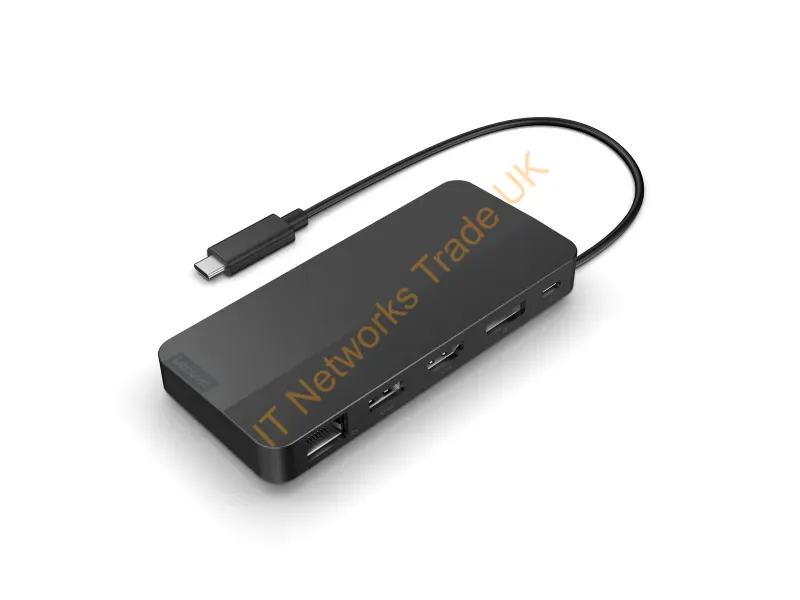 40B90000WW - Lenovo 40B90000WW laptop dock/port replicator Wired USB 3.2 Gen 1 (3.1 Gen 1) Type-C Black