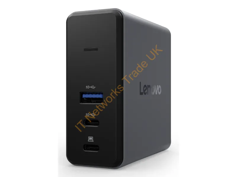 40BD0065EU - Lenovo X9 Charging GaN Dock Wired USB 3.2 Gen 2 (3.1 Gen 2) Type-C Grey