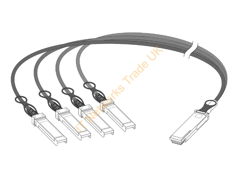 40G-AOC-QSFP4SFP10M - Extreme Networks 40G-Aoc-Qsfp4Sfp10M Infiniband/Fibre Optic Cable 393.7" (10 M) Qsfp+ 4X Sfp