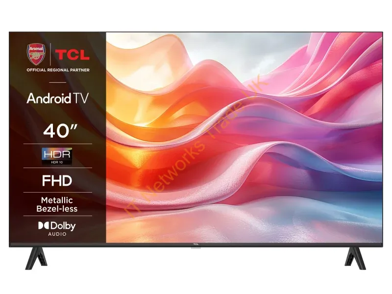 40S5400AK - TCL S54 40S5400AK TV 101.6 cm (40") Full HD Smart TV Wi-Fi Black