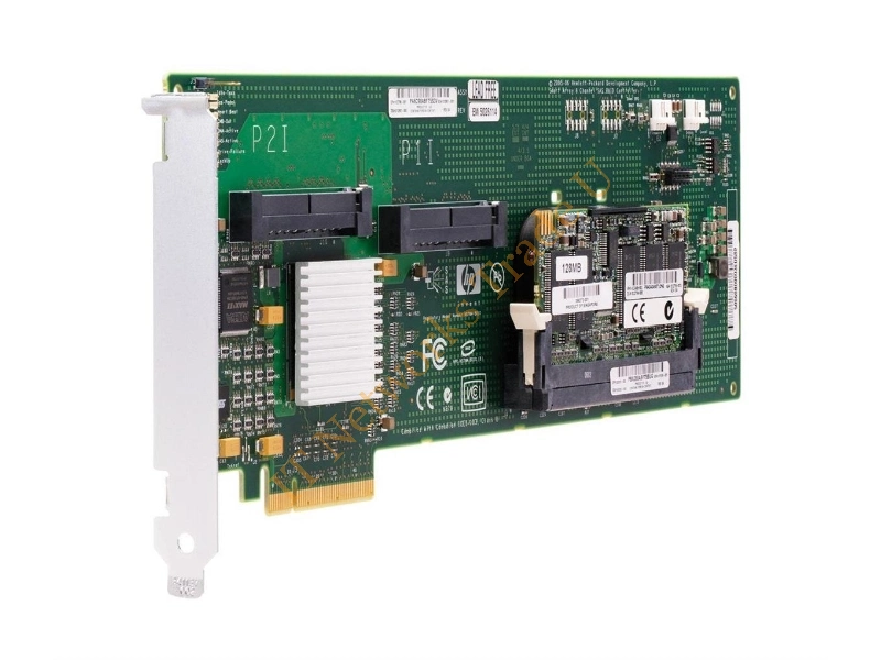 411508B21 HP Smart Array E200 PCI-Express 8-Port Serial Attached SCSI/SAS RAID Controller Card with 128MB Cache Memory