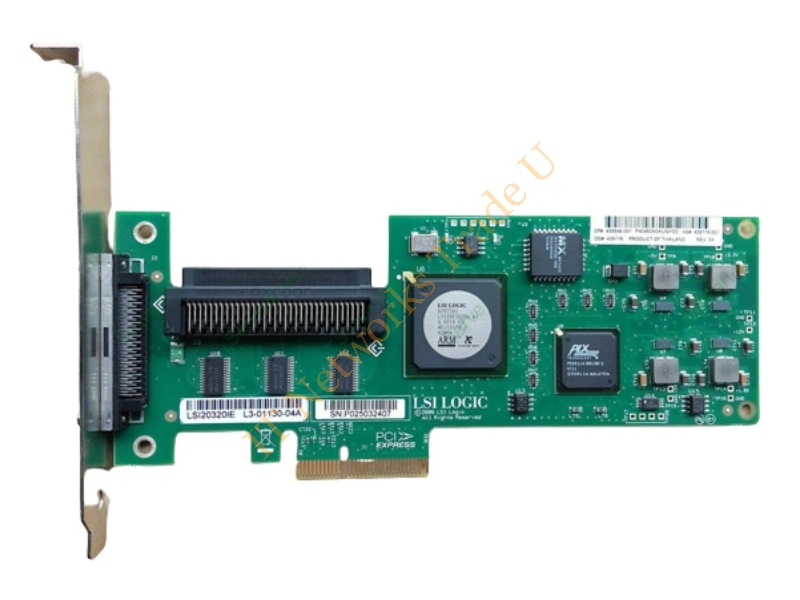 412411-001 HP Single Channel Ultra320 PCI Express Host Bus Adapter RAID Controller Storage