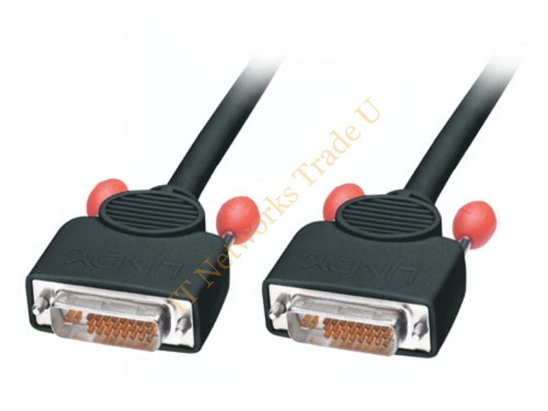 Lindy 41275 10m DVI-I DVI-I Black,Red DVI cable Video Cable