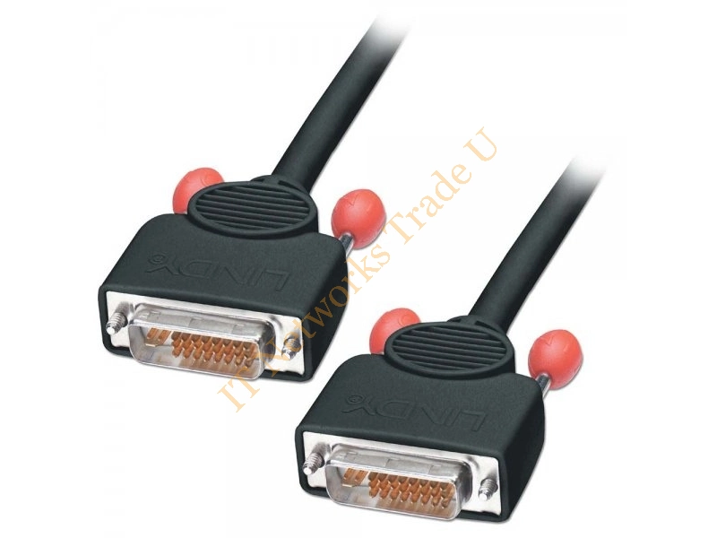 Lindy 15m DVI-I 15m DVI-I DVI-I Black DVI cable Video Cable