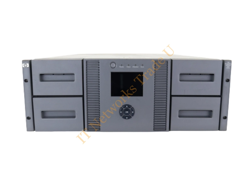 413509-001 HP 19.2TB/38.4TB StorageWorks Msl4048 0Drive/48Slot Tape Library Tape Drive Storage