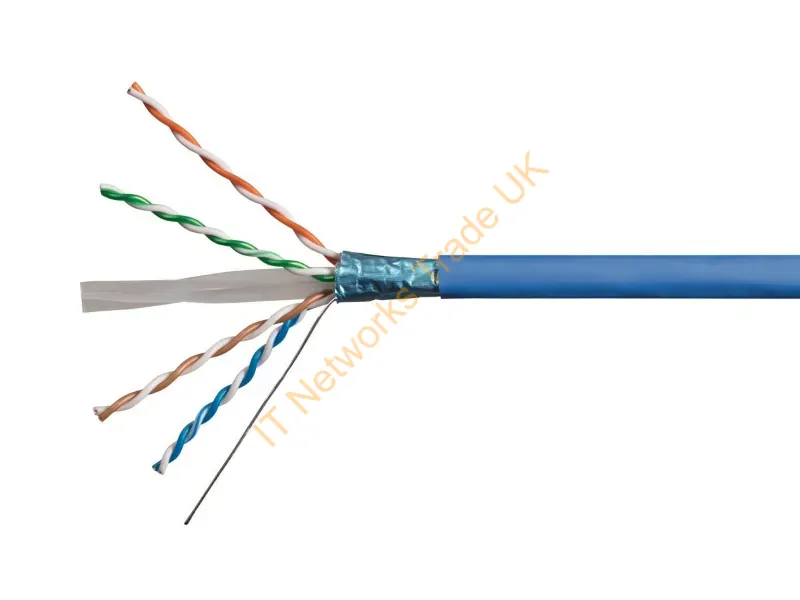41485 - Monoprice 41485 Networking Cable Blue 6000" (152.4 M) Cat6A F/Utp (Ftp)