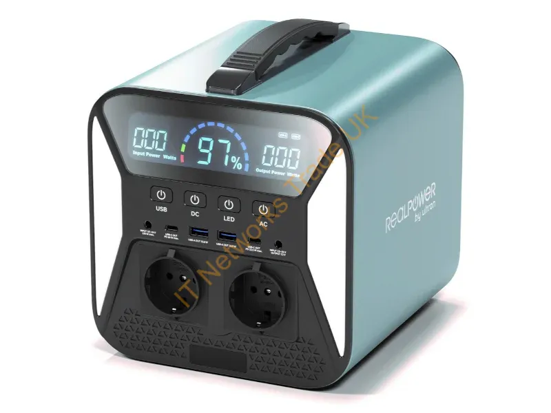 415191 - RealPower PS-300C portable power station Lithium-Ion (Li-Ion) 76800 mAh 300 W 4.9 kg