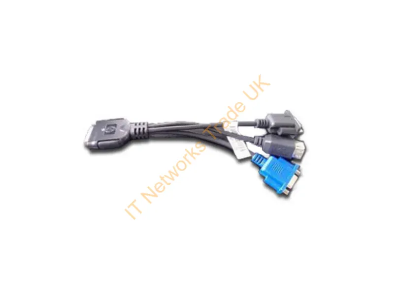 416003-001 HP Local I/O Diagnostic Adapter Cable (SUV) for HP ProLiant BL Servers Network Ethernet Cable