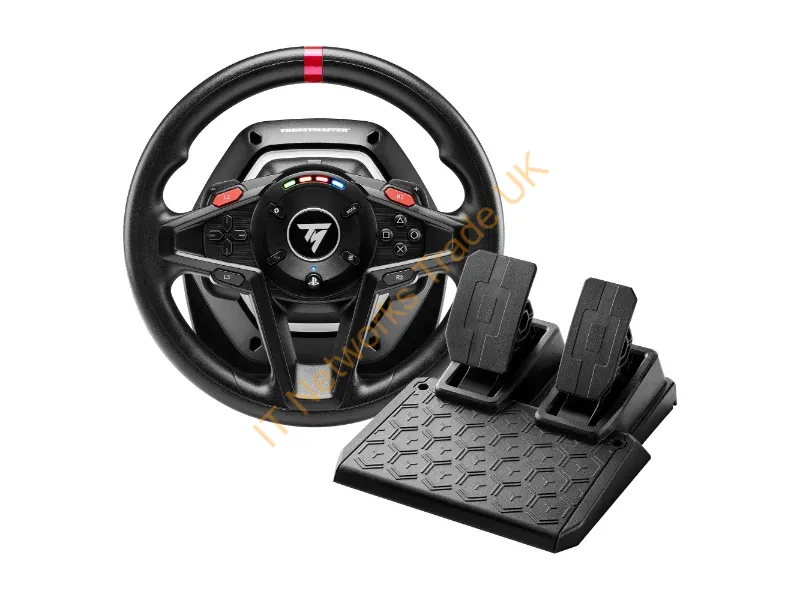 4160781 - Thrustmaster T128 Black USB Steering wheel + Pedals Analogue PC, PlayStation 4, PlayStation 5