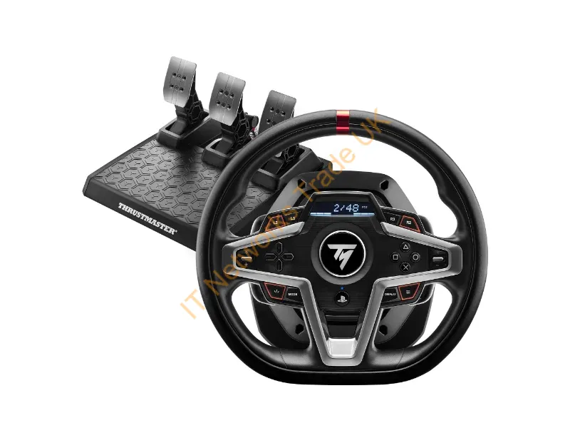 4160783 - Thrustmaster T248 Black USB Steering wheel + Pedals PC, PlayStation 4, PlayStation 5