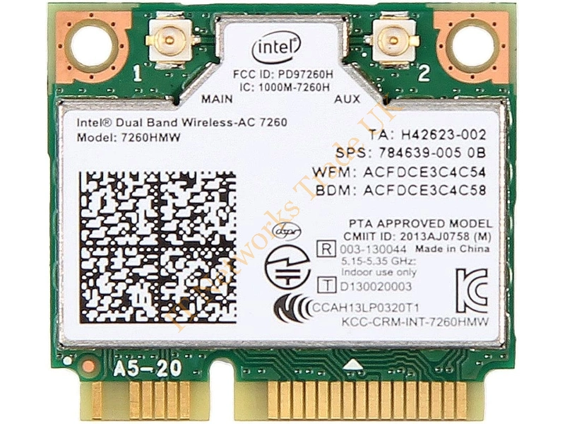 416371-001 HP Mini PCI-Express 54G WiFi 802.11a/b/g/n Wireless LAN (WLAN) Network Interface Card Wireless LAN Card