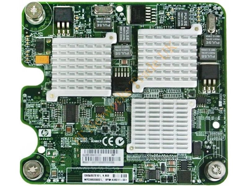 416585-001 HP NC325M PCI-Express Quad Port Gigabit Ethernet Network Interface Card (NIC) for HP c-Class Blade Server