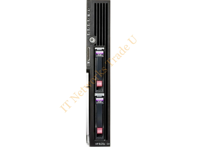 416780-B21 HP ProLiant Bl20p G4 1x Intel -Xeon 5140/ 2.33GHz 2GB Ram SAS/SATA Hs 2x Gigabit Ethernet Ilo 8MB ATI Rage Xl Blade Server Server System