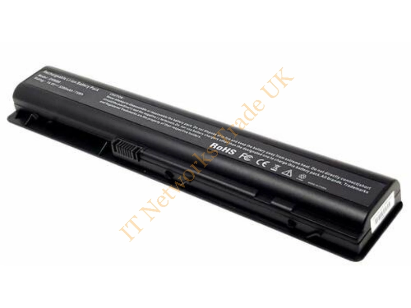 416996-161 Compaq 4800mAh 14.8v Li-ion Battery for Pavilion dv9000 dv9100 dv9200 dv9300 dv9400 dv9500 dv9600 Series (Dark Grey) Laptop Battery