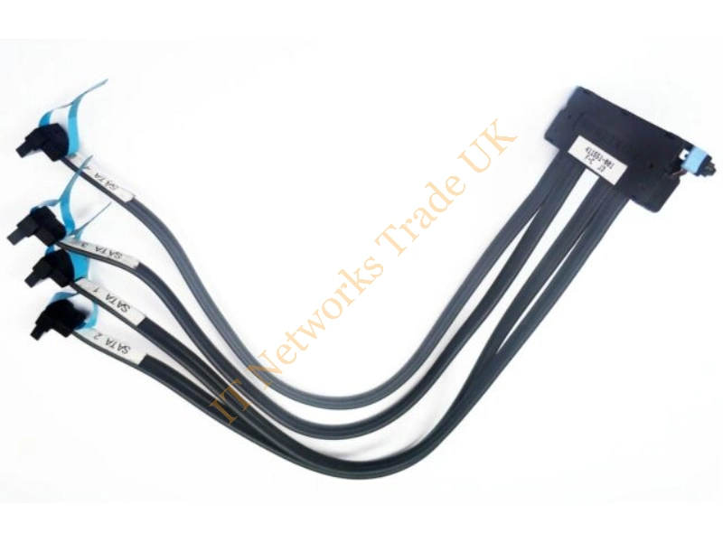 417146-001 HP 2 in1 with fanout SATA Cable Assembly for ProLiant ML150 G3 Server Data Cable