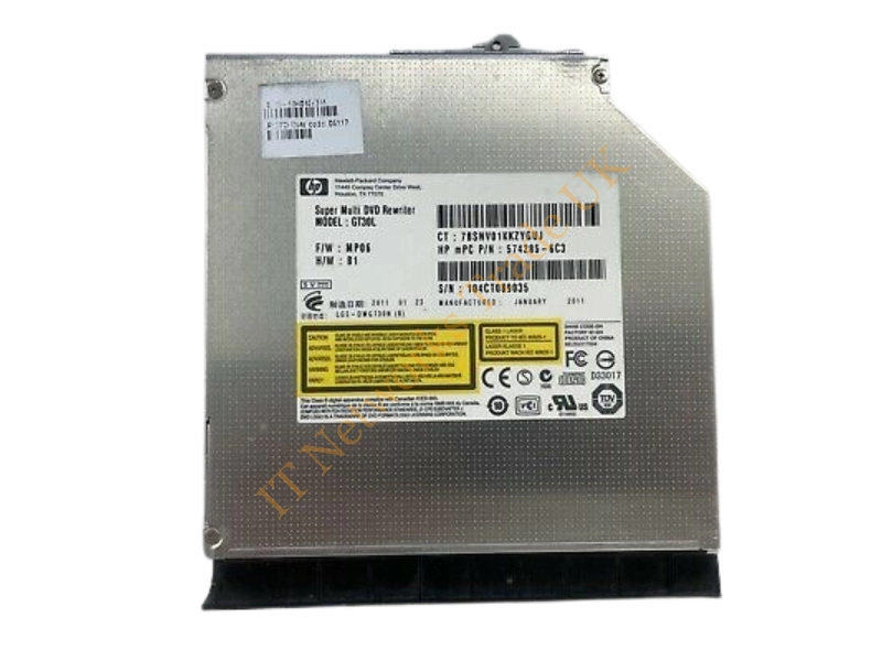 417182-001 HP 8X Speed SATA DVD-RW Optical Drive CD And DVD Burner