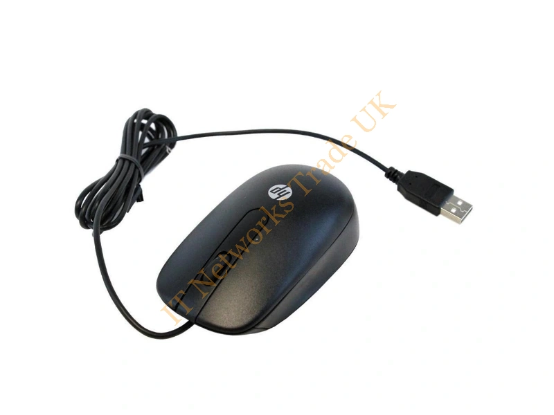 SKU: 417966-001 - HP - 2-Button USB Optical Mouse with Scrolling wheel - Retail Processor