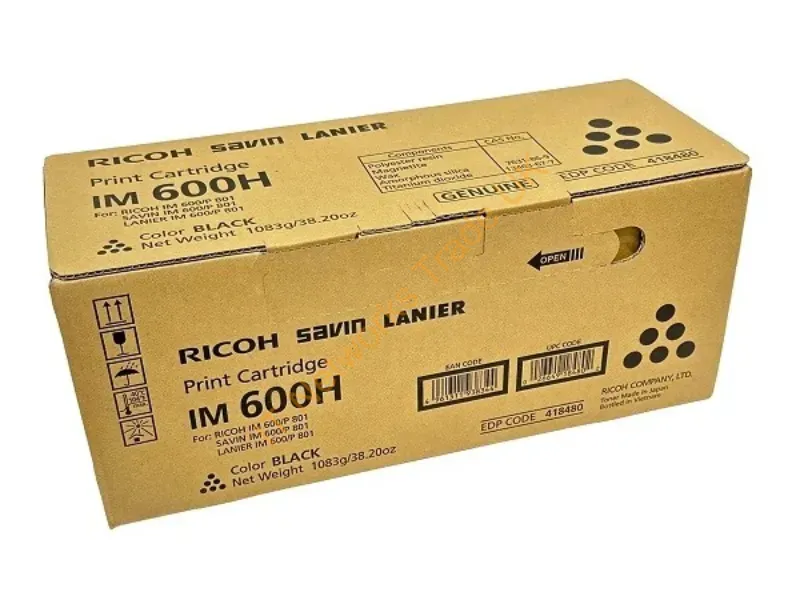 418477 - Ricoh Print Cartridge (Type Im 600) (25500 Yield) (Waste Bottle Included)
