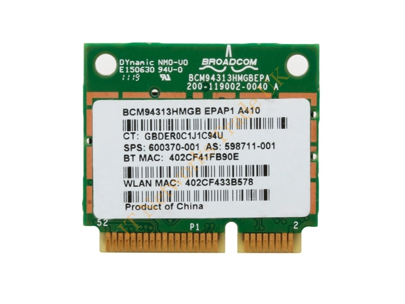 418564-001 HP Mini PCI-Express 54G WiFi 802.11b/g High-Speed Embedded Wireless Lan (WLAN) Network Adapter Wireless LAN Card