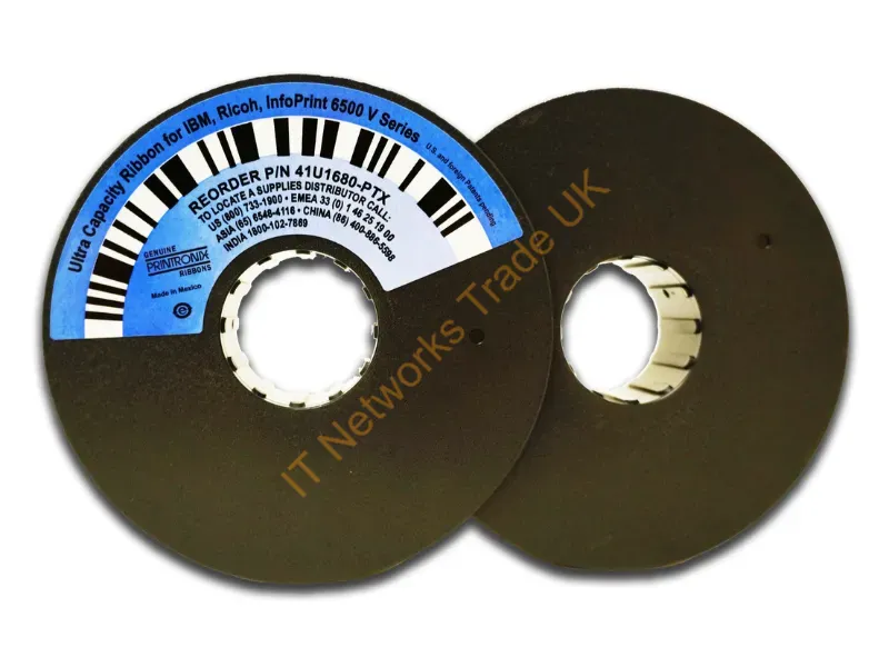 41U1680-PTX - Printronix Ultra Capacity Spool Ribbon (90M Characters) (6 Rbn/Box)