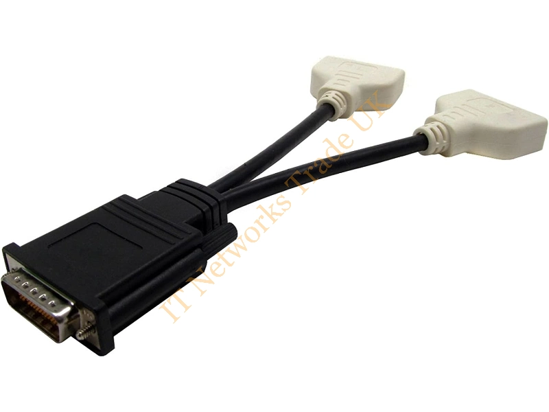 41X6398 IBM DMS59 to Dual DVI Dongle Cable Connector