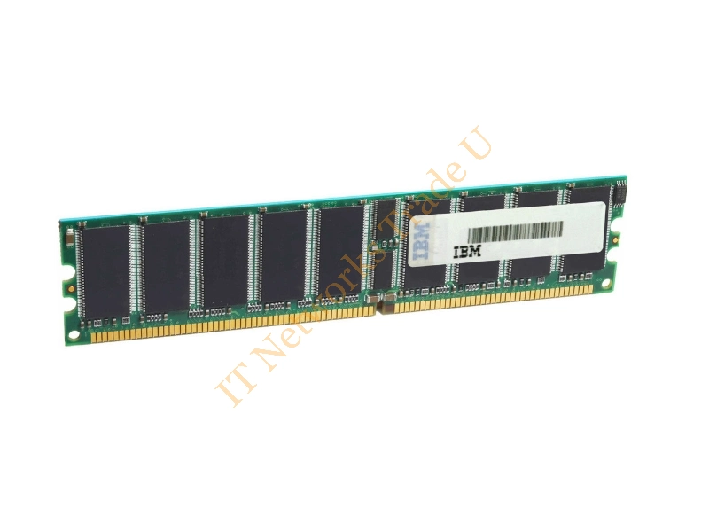 41Y2780 IBM 1GB Kit (2 X 512MB) DDR2-400MHz PC2-3200 ECC Registered CL3 240-Pin DIMM Single Rank Memory Server Memory