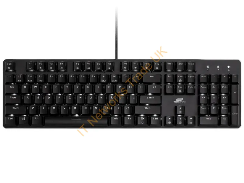 42111 - Monoprice Workstream Keyboard Home Usb Black
