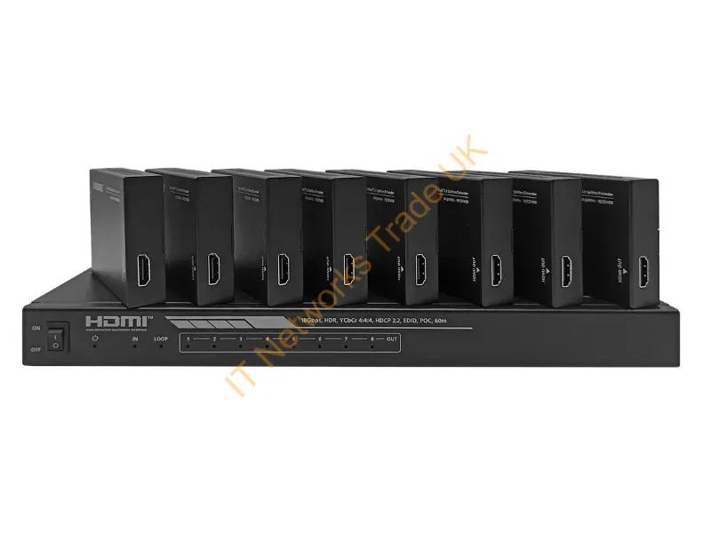 42272 - Monoprice 42272 Av Extender Av Transmitter & Receiver Black