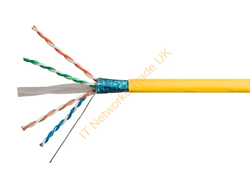 42348 - Monoprice 42348 Networking Cable Yellow 6000" (152.4 M) Cat6A F/Utp (Ftp)