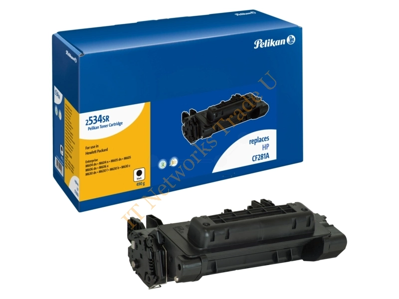 4242297 - Pelikan 4242297 (2534SR) compatible Toner black, 10.5K pages, 490gr, Pack qty 1 (replaces HP 81A) Accessory